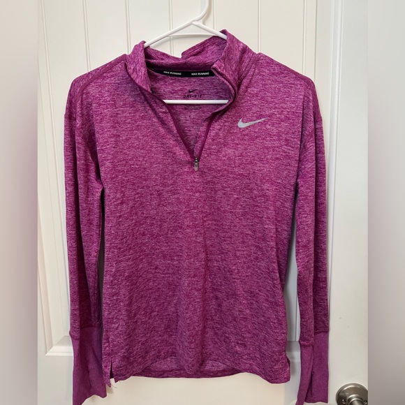 Nike Tops - Nike Women's Pink Long Sleeve Top running dri fit size XS